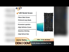 Мобильный интерактивный светодиодный арендный дисплей Рекламные вывески Облачный контроль Плиткая видеостенка