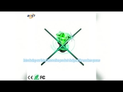 Интерактивный голограммный вентилятор 3D светодиодный дисплей голографическая крышка лезвие различных размеров решения