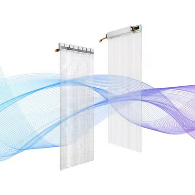 качество  Durable Glass Curtain Wall Transparent LED Screen IP43 Waterproof 5000nits Brightness 80% Light Transmittance Easy Installation завод