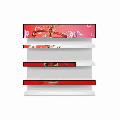 Настенный полка Край вытянутой панели LCD дисплей настраиваемый сенсорный экран LCD дисплей