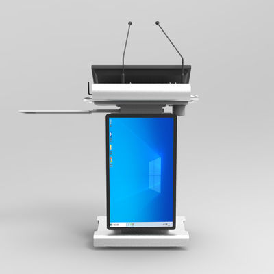 Беспроводный микрофон Lectern Smart Integrated Digital Podium с передним экраном 23,8 дюйма