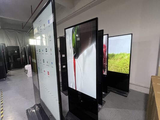 55-дюймовый цифровой вывесок LCD OS Android с яркостью ² 350 кд/м для экрана дисплея внутренней/наружной рекламы