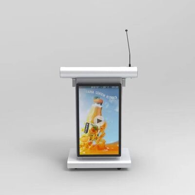 Профессиональный Digital Podium Lectern с Intel i5 6th, 350 Cd / m2 яркости и 8 ГБ оперативной памяти для конференций и классов