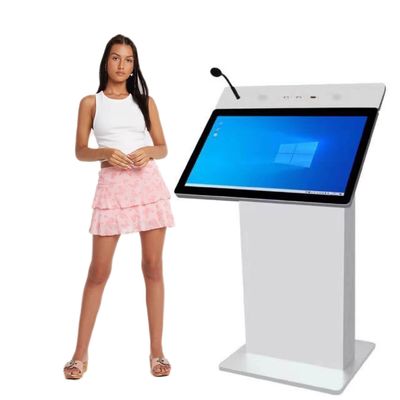 350nits Interactive Digital Podium Smart Educational Equipment Сертификация FCC RoHs