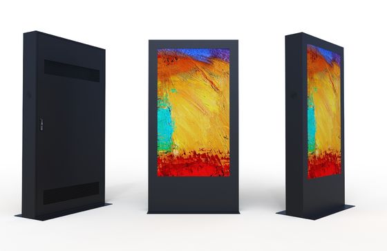 Водонепроницаемый наружный LCD рекламный дисплей 55 дюймовый цифровой рекламный щит