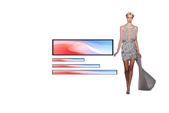 Премиальный экран с растянутой панелью LCD Ultra Shelf Edge Display