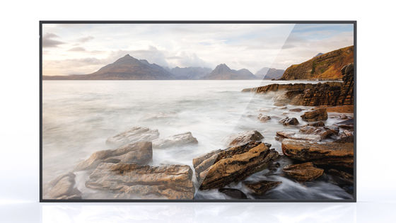 Многоязычный экран окна магазина Висячий LCD дисплей Рекламный экран