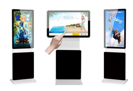 Киоск с вертикальным дисплеем 4K видеоплеером LCD рекламный дисплей с сенсорным экраном с CMS