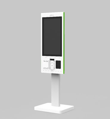 Android Payment Kiosk System 27 дюймовый ресторанный самообслуживание Киоск заказа с тепловой печатью Самообслуживание электронный киоск