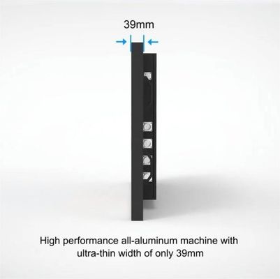 Наружный LCD цифровой вывески сверхтонкий устойчивый к погодным условиям рекламный экран толщиной 30 мм и IK10 закаленное стекло