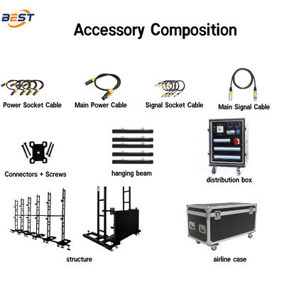Мобильный интерактивный светодиодный арендный дисплей Рекламные вывески Облачный контроль Плиткая видеостенка