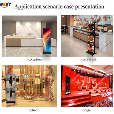 Складной светодиодный экран-постер для помещений P2.5 3840x2160 1300 кд/м²