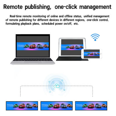 Indoor Advertising LCD Display 16.2 Inch animated Digital Signage