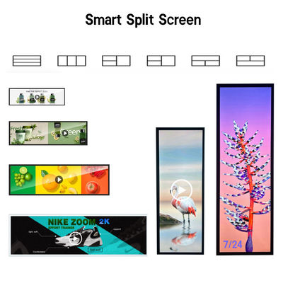 Stretched Bar LCD Display from 16.2 Inch