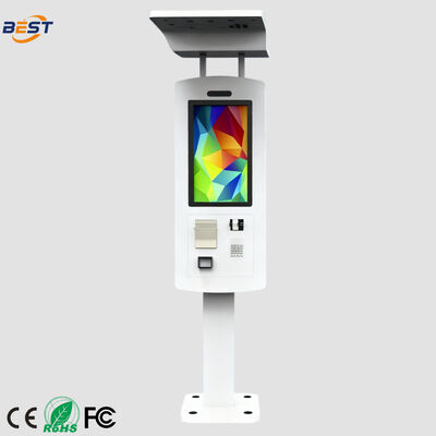 IP65 водонепроницаемый наружный киоск с сенсорным экраном с 21,5 дюймовым HD-дисплеем и 10-точечным емкостным сенсорным экраном для ресторанов быстрого питания