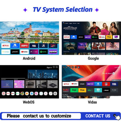 Водонепроницаемый уличный телевизор с Google TV, экран с яркостью 1500-3000 нит, читаемый при солнечном свете