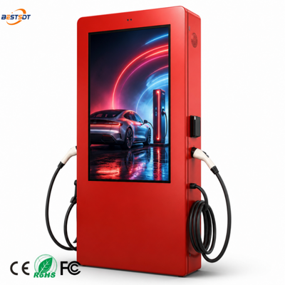180 кВт 240 кВт 360 кВт 480 кВт постоянного тока HPC EV зарядное устройство CCS2 наружный ЖК-дисплей рекламный OCPP 1.6J