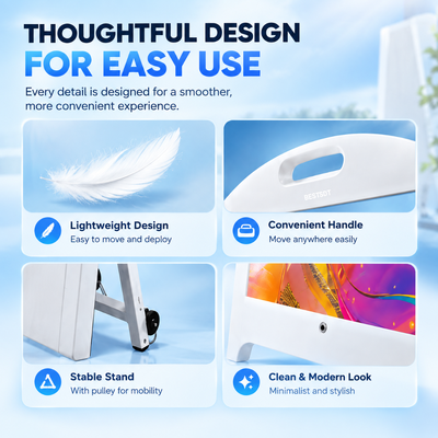 4500nits High Brightness Outdoor LED Poster Display IP65 Sunlight Readable Digital Sign