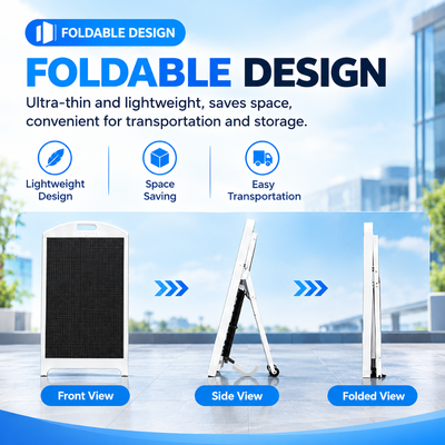 4500nits High Brightness Outdoor LED Poster Display IP65 Sunlight Readable Digital Sign